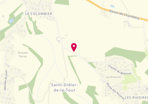 Plan de Snhd, 92 Route de Ferrossière, 38110 Saint-Didier-de-la-Tour