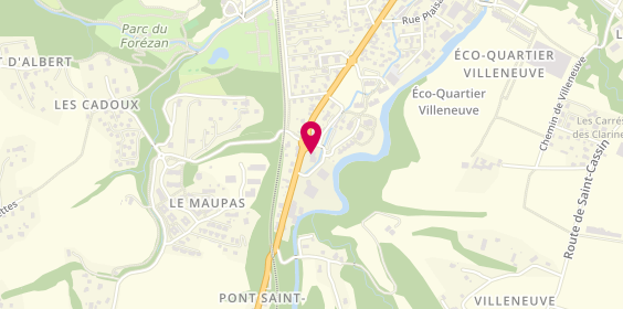 Plan de Agent Renault, 91 Route de Lyon, 73160 Cognin