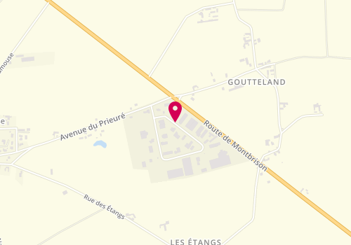 Plan de Carrosserie Grangeon, Zone Artisanale. Les Epalits, 42610 Saint-Romain-le-Puy