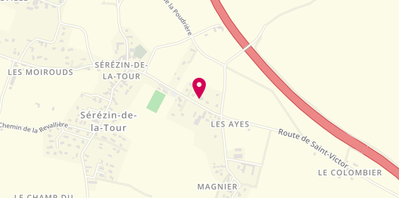 Plan de ANNEQUIN Damien, 375 Route de Saint-Victor, 38300 Sérézin-de-la-Tour