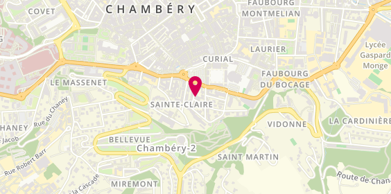 Plan de Garage Curial, 69 Rue du Bâtonnet, 73000 Chambéry
