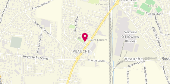 Plan de DACIA, 7 avenue Henri Planchet, 42340 Veauche