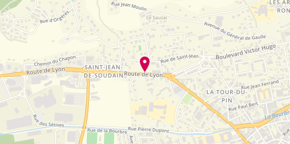 Plan de Adsideo, 160 Route de Lyon, 38110 Saint-Jean-de-Soudain