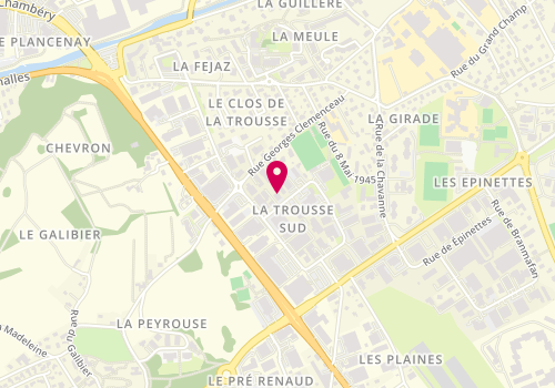 Plan de Agent Citroen, 400 Rue Aristide Bergès, 73490 La Ravoire