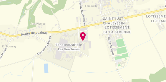 Plan de Atelier V.I, Zone Industrielle Les Vercheres
175 Route de Luzinay, 38540 Saint-Just-Chaleyssin