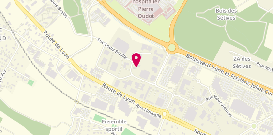 Plan de Multiservices Auto, 8 Rue du Cygne, 38300 Bourgoin-Jallieu