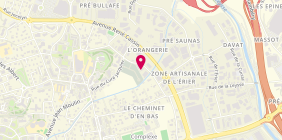 Plan de C B E, 205 Rue de la Briquerie, 73290 La Motte-Servolex
