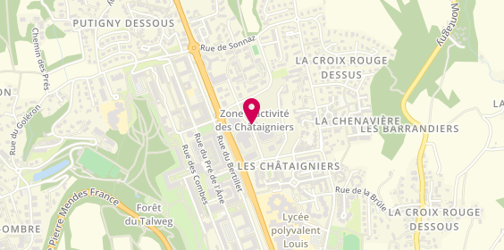 Plan de Garage Easy Box Services, 130 Rue du Larzac, 73000 Chambéry