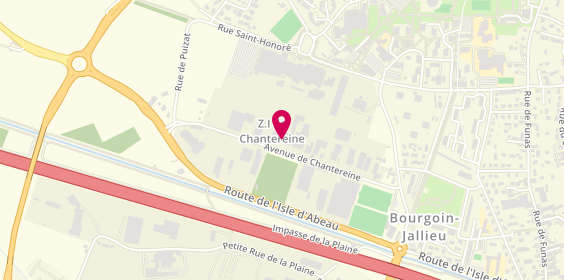 Plan de Auto Avenue, 24 Av. De Chantereine, 38300 Bourgoin-Jallieu