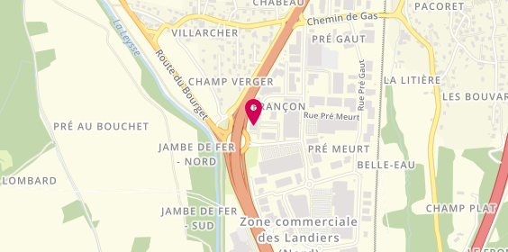 Plan de Starterre Chambéry, 297 Rue de la Françon, 73420 Voglans