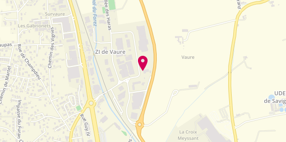Plan de Le Relais du Soleil, Zone Industrielle de Vaure
45 Boulevard des Entreprises, 42600 Montbrison