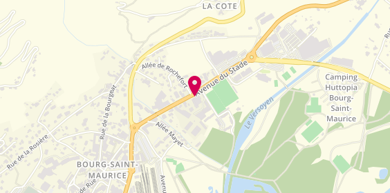 Plan de Garage du Stade, 308 avenue du Stade, 73700 Bourg-Saint-Maurice