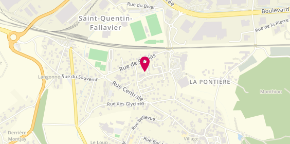 Plan de Sqf Auto, 14 Rue des Lilas, 38070 Saint-Quentin-Fallavier