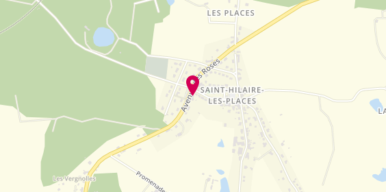 Plan de Access - TotalEnergies, 12 avenue des Roses, 87800 Saint-Hilaire-les-Places