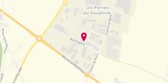 Plan de Saint pierre auto, 41 Rue Ampère, 69780 Saint-Pierre-de-Chandieu