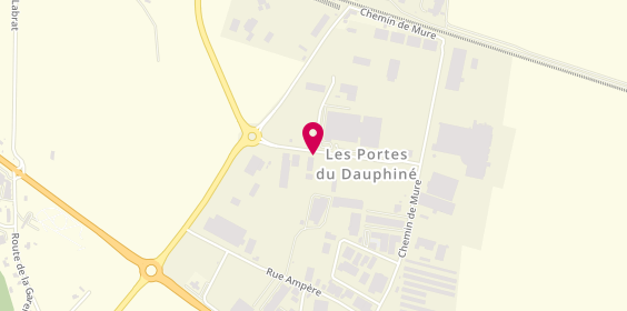 Plan de Rv Autos, 8 Rue Lavoisier Lotissement C, 69780 Saint-Pierre-de-Chandieu