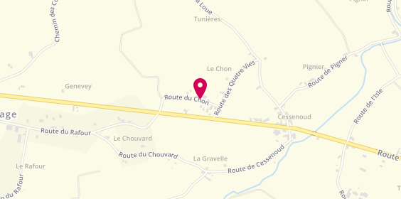 Plan de R.A.D, 225 Route Chon, 38510 Le Bouchage
