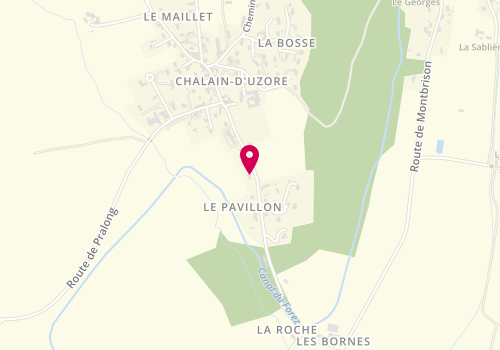Plan de MASSON Alain, 37 Route Montbrison, 42600 Chalain-d'Uzore