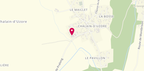 Plan de La Clinique Auto, 26 Route de Pralong, 42600 Chalain-d'Uzore