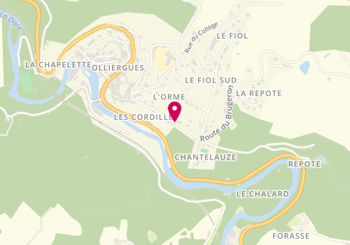 Plan de Pro Mousse, Route du Brugeron, 63880 Olliergues