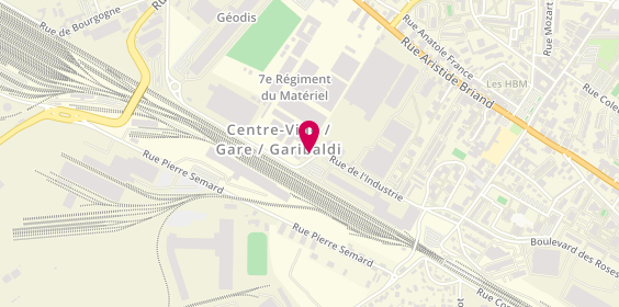 Plan de Garage du Lyonnais, 40 Rue de l'Industrie, 69800 Saint-Priest