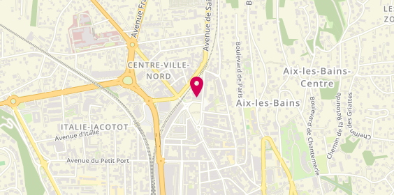 Plan de Sa Garage Perrel, 11 square Alfred Boucher, 73100 Aix-les-Bains