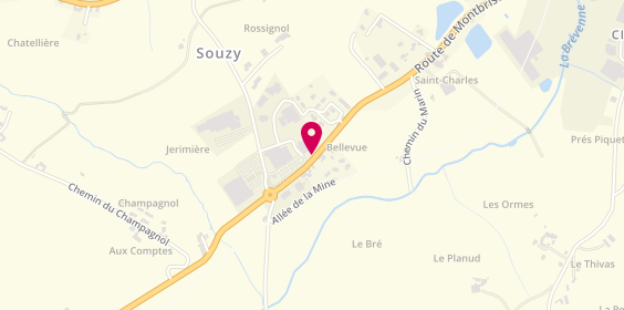 Plan de Rochet Trucks Services, 1420 Route de Montbrison, 69610 Souzy