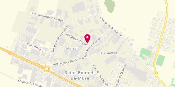 Plan de Kdmat Kahddour Daniel, 2 Rue Joseph Cugnot, 69720 Saint-Bonnet-de-Mure