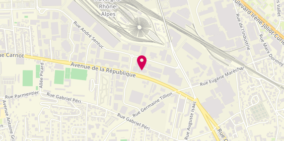 Plan de Mv Automobiles, 53 avenue de la République, 69200 Vénissieux