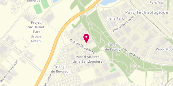 Plan de Autolub Saint Priest, 36 Rue du Dauphine, 69800 Saint-Priest