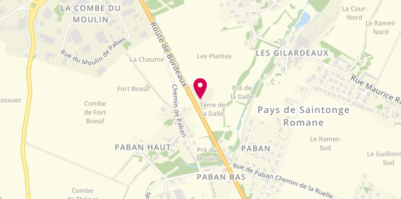 Plan de Bc Automobiles, 1 Route de Bordeaux, 17100 Saintes