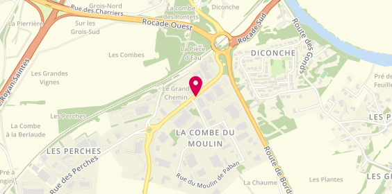 Plan de Chouteau Pneus, Zone Industrielle Charriers 7 Avenue Gémozac, 17100 Saintes