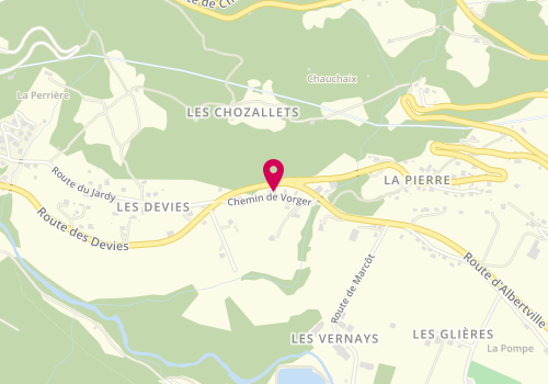 Plan de AD Garage Expert MUNIER, 1148 Route des Devies, 73270 Villard-sur-Doron