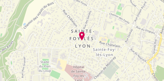 Plan de Garage Saint Alexandre, 32 Avenue General de Gaulle, 69110 Sainte-Foy-lès-Lyon