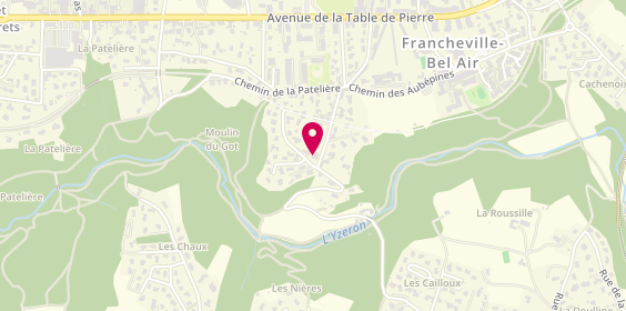 Plan de Proximeca, 45 chemin du Moulin du Got, 69340 Francheville