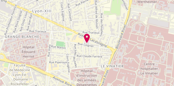 Plan de Palace Garage, 31 Rue Coignet, 69003 Lyon