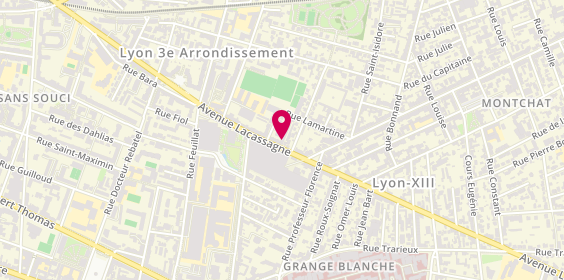 Plan de Garage des Pins, 147 Avenue Lacassagne, 69003 Lyon
