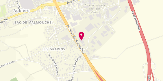 Plan de STE les Grands Garages d'Auvergne Jeep, 43 Bis avenue du Roussillon, 63170 Aubière