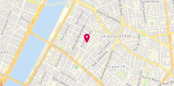 Plan de Autolub Lyon Jangot, Rue Jangot, 69007 Lyon