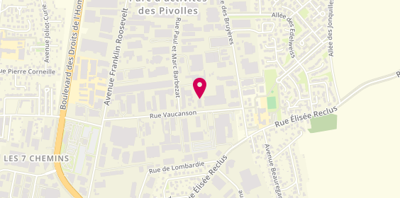 Plan de Pax Auto Services, 43 Rue Vaucanson, 69150 Décines-Charpieu