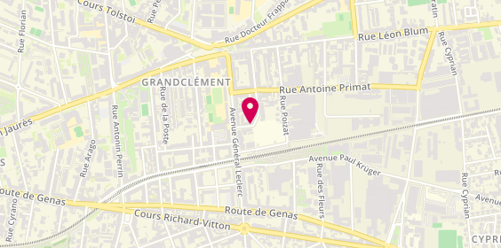 Plan de Pax Diesel, 10 Bis Rue Guillotte, 69100 Villeurbanne