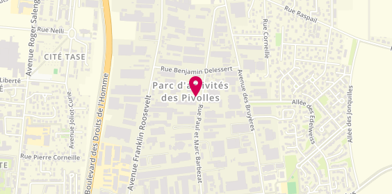 Plan de Auto Options, 52 Rue Paul et Marc Barbezat, 69150 Décines-Charpieu