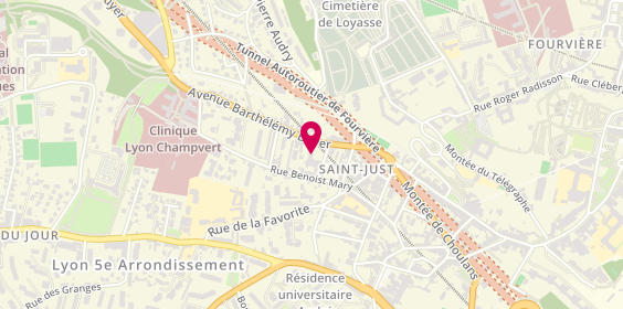 Plan de Garage Mondon, 31 avenue Barthélémy Buyer, 69005 Lyon