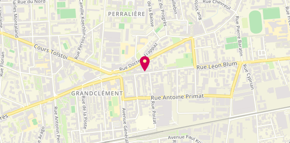 Plan de Garage de l'Avenue, 17 Rue Léon Blum, 69100 Villeurbanne