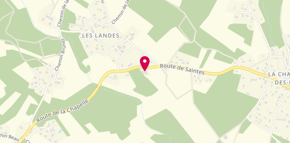 Plan de Garage Dagand, 91 Route de Saintes, 17100 La Chapelle-des-Pots