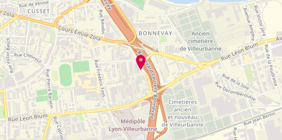 Plan de Cf2r, 3 Rue Souvenir Français, 69100 Villeurbanne