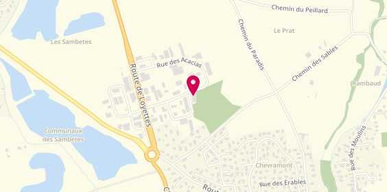 Plan de Carrosserie Furtado, 23 Rue des Chênes Verts, 38460 Saint-Romain-de-Jalionas