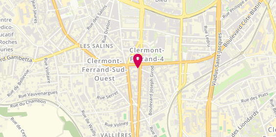 Plan de Abrs Autos, 31 Boulevard Jean Jaurès, 63000 Clermont-Ferrand