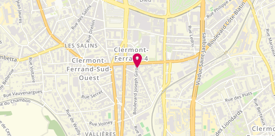 Plan de Etablissements Boyer et Compagnie, 5 Boulevard Joseph Girod, 63000 Clermont-Ferrand