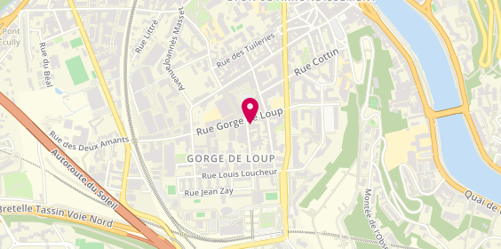 Plan de Garage Gorge de Loup, 1 Rue de la Fraternelle, 69009 Lyon